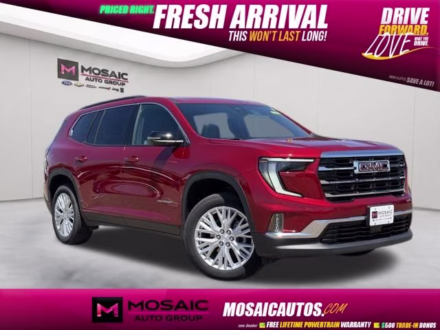 2025 Volcanic Red Tintcoat GMC Acadia Elevation AWD SUV