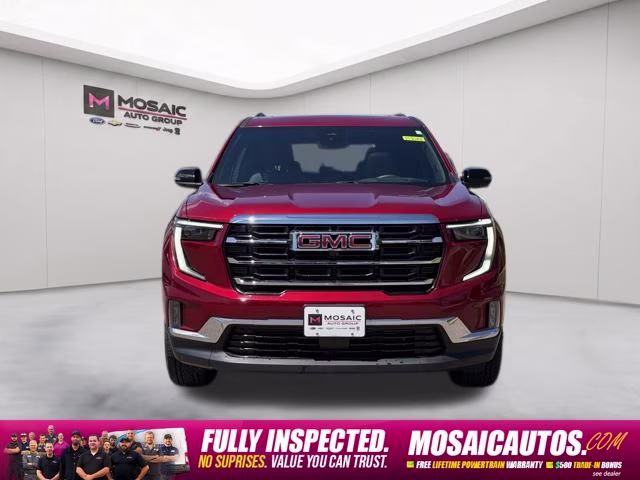 2025 Volcanic Red Tintcoat GMC Acadia Elevation AWD SUV