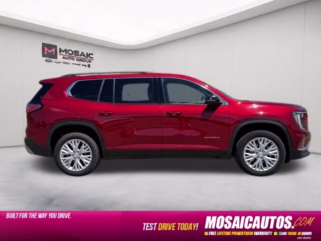 2025 Volcanic Red Tintcoat GMC Acadia Elevation AWD SUV