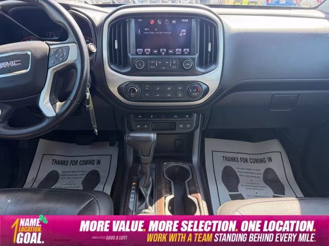 2016 Summit White GMC Canyon SLT 4X4 Truck