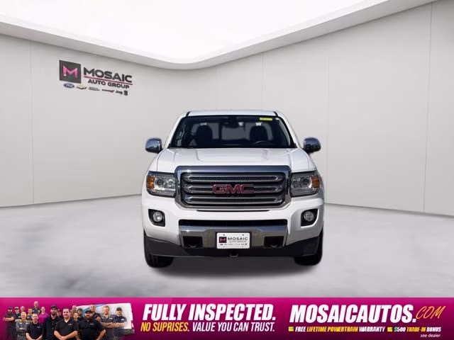 2016 Summit White GMC Canyon SLT 4X4 Truck