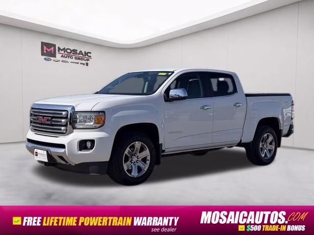 2016 Summit White GMC Canyon SLT 4X4 Truck