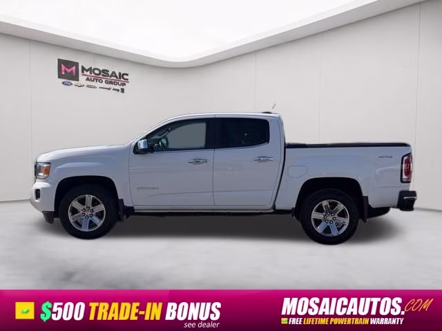 2016 Summit White GMC Canyon SLT 4X4 Truck