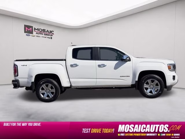 2016 Summit White GMC Canyon SLT 4X4 Truck