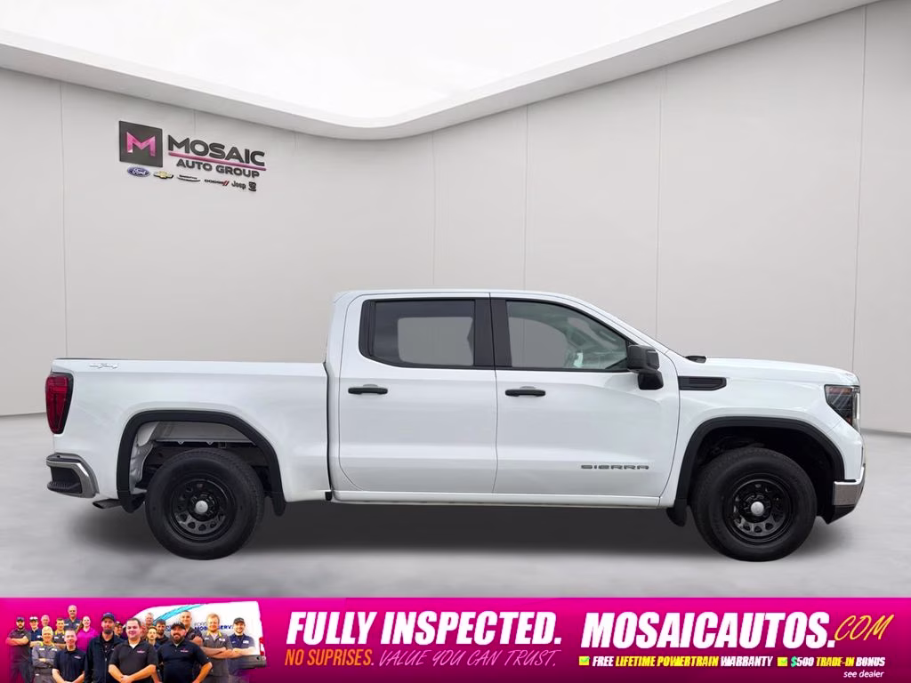 2024 Summit White GMC Sierra 1500 Pro 4X4 Truck