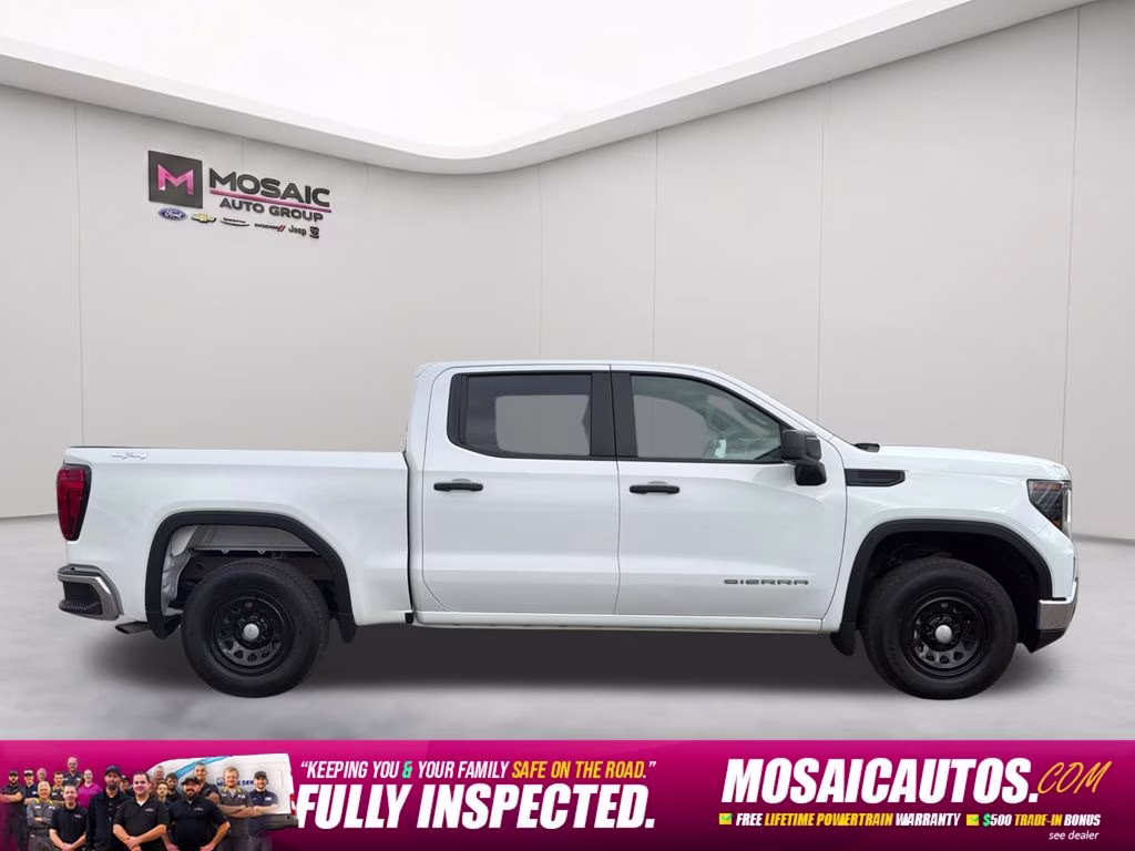 2024 Summit White GMC Sierra 1500 Pro 4X4 Truck