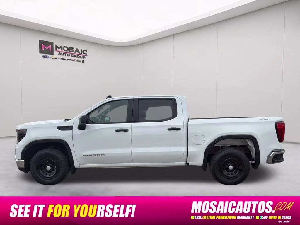 2024 Summit White GMC Sierra 1500 Pro 4X4 Truck