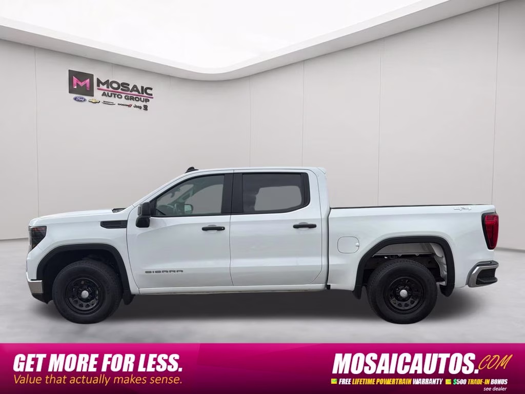 2024 Summit White GMC Sierra 1500 Pro 4X4 Truck