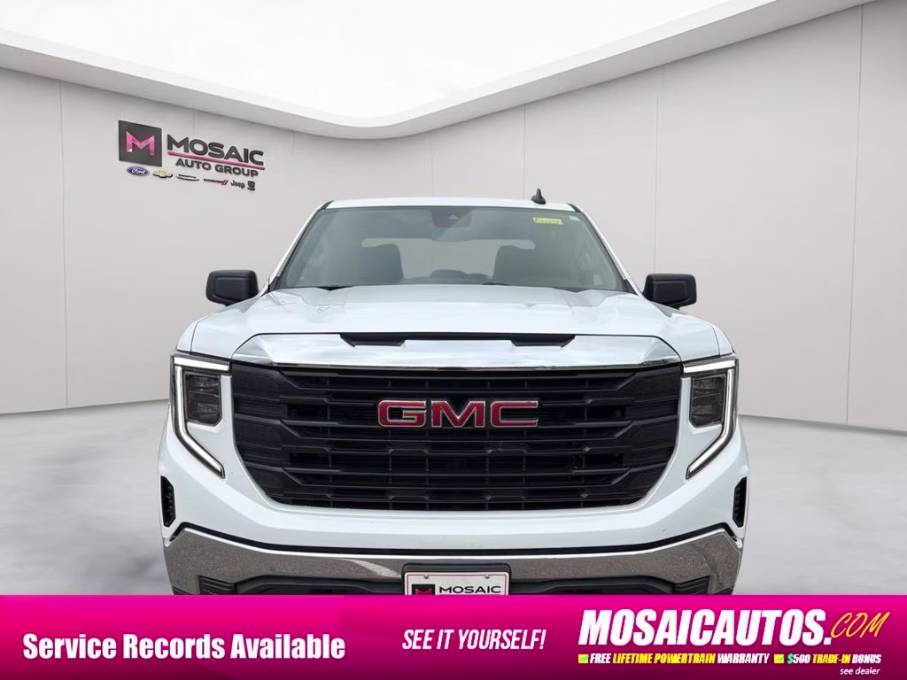 2024 Summit White GMC Sierra 1500 Pro 4X4 Truck