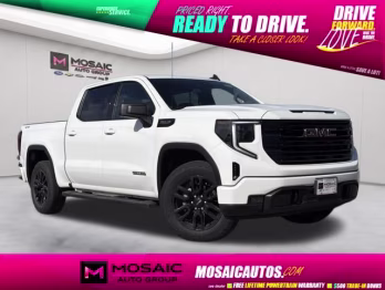 2025 Summit White GMC Sierra 1500 Elevation 4X4 Truck