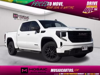 2025 Summit White GMC Sierra 1500 Elevation 4X4 Truck