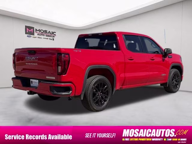 2023 Red GMC Sierra 1500 Elevation 4X4 Truck