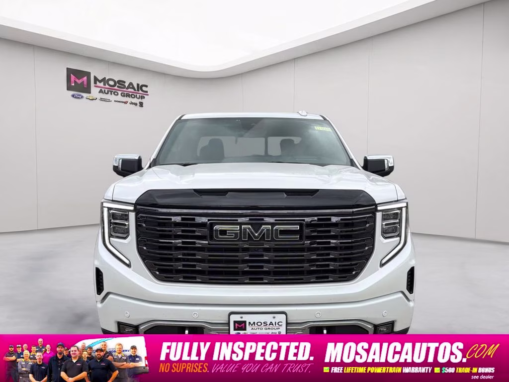 2025 White Frost Tricoat GMC Sierra 1500 Denali Ultimate 4X4 Truck