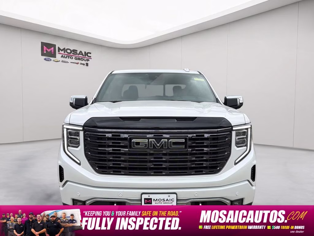 2025 White Frost Tricoat GMC Sierra 1500 Denali Ultimate 4X4 Truck