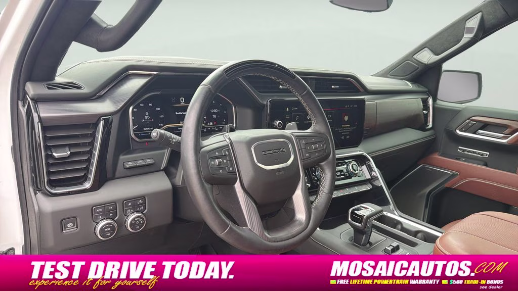 2025 White Frost Tricoat GMC Sierra 1500 Denali Ultimate 4X4 Truck