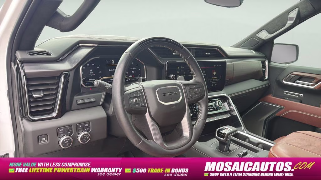 2025 White Frost Tricoat GMC Sierra 1500 Denali Ultimate 4X4 Truck