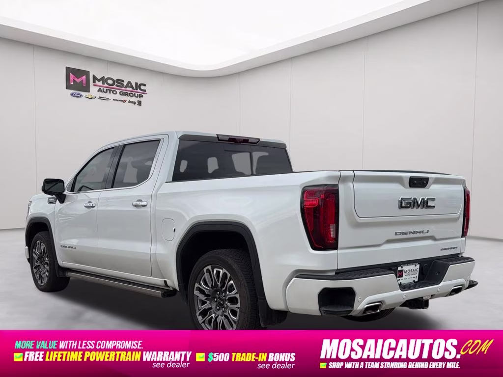 2025 White Frost Tricoat GMC Sierra 1500 Denali Ultimate 4X4 Truck