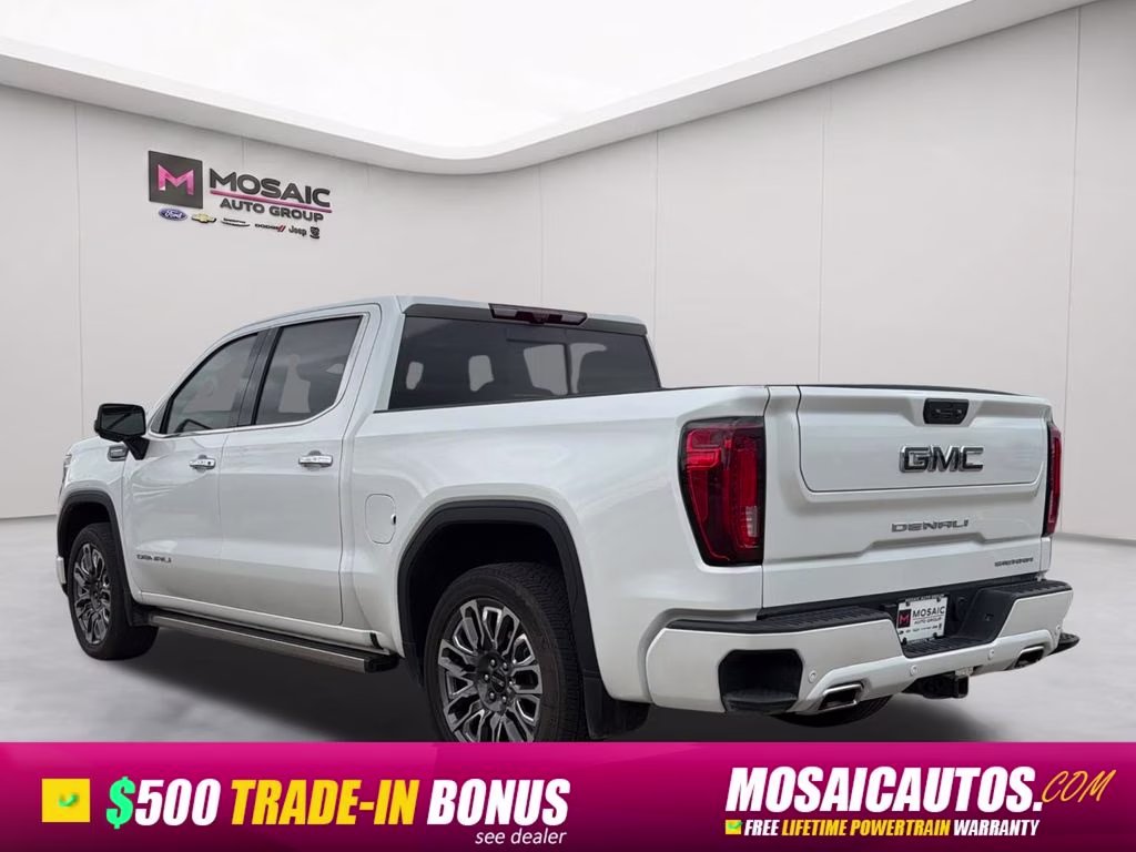 2025 White Frost Tricoat GMC Sierra 1500 Denali Ultimate 4X4 Truck