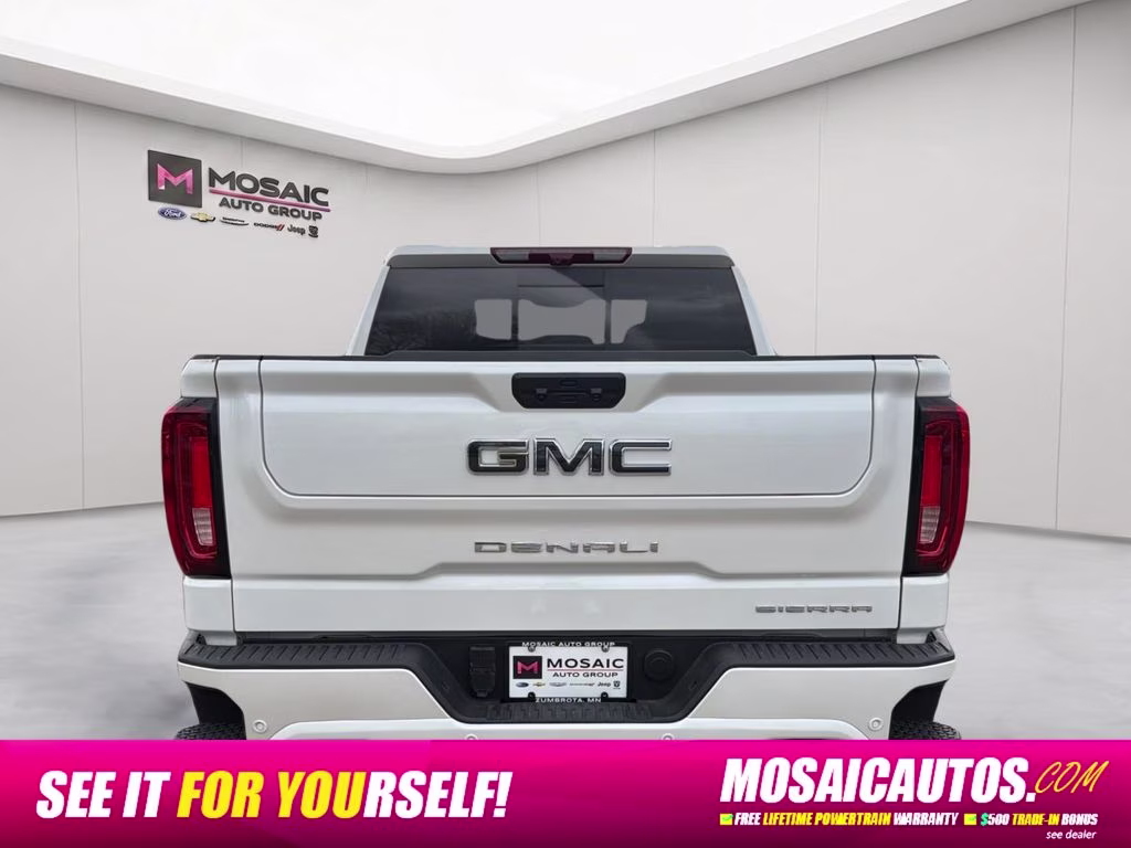 2025 White Frost Tricoat GMC Sierra 1500 Denali Ultimate 4X4 Truck