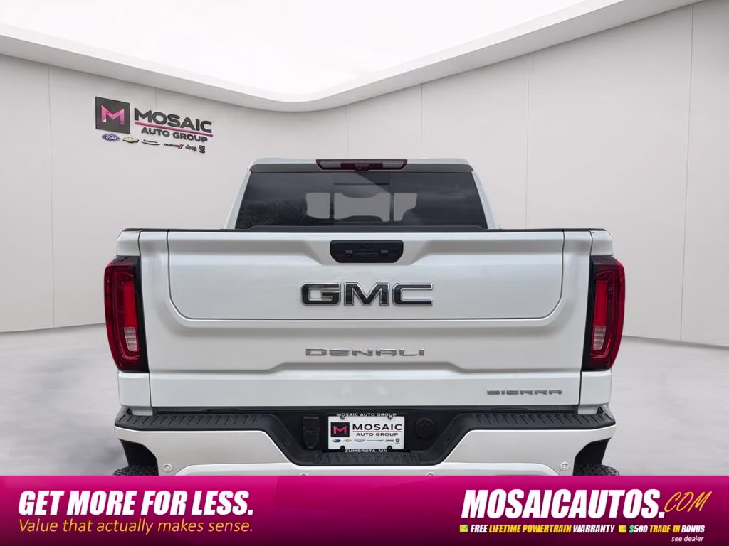 2025 White Frost Tricoat GMC Sierra 1500 Denali Ultimate 4X4 Truck