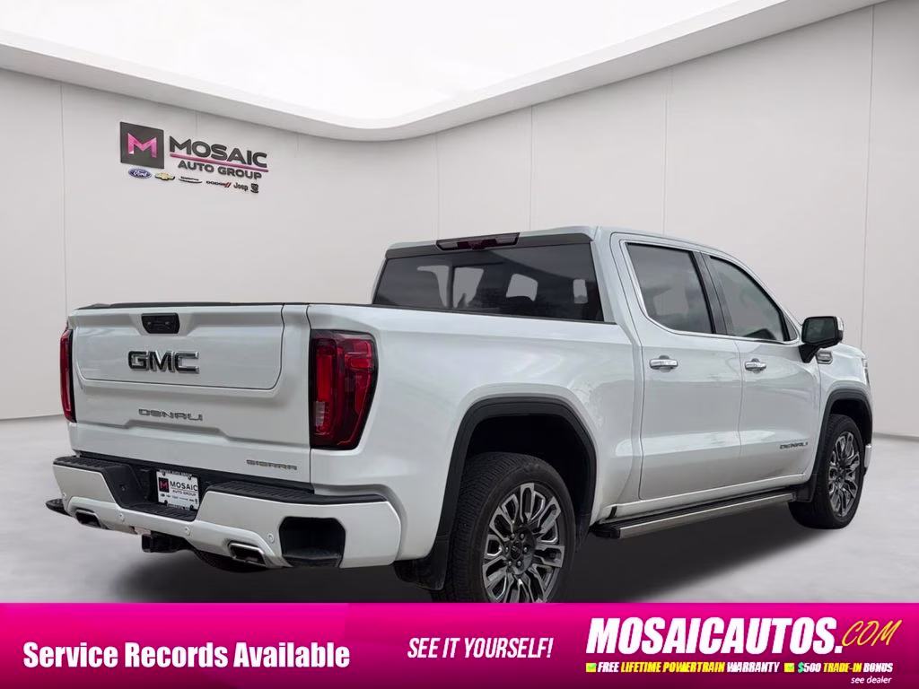 2025 White Frost Tricoat GMC Sierra 1500 Denali Ultimate 4X4 Truck