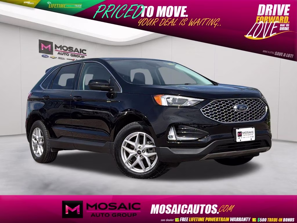 2024 Black Metallic Ford Edge SEL AWD SUV