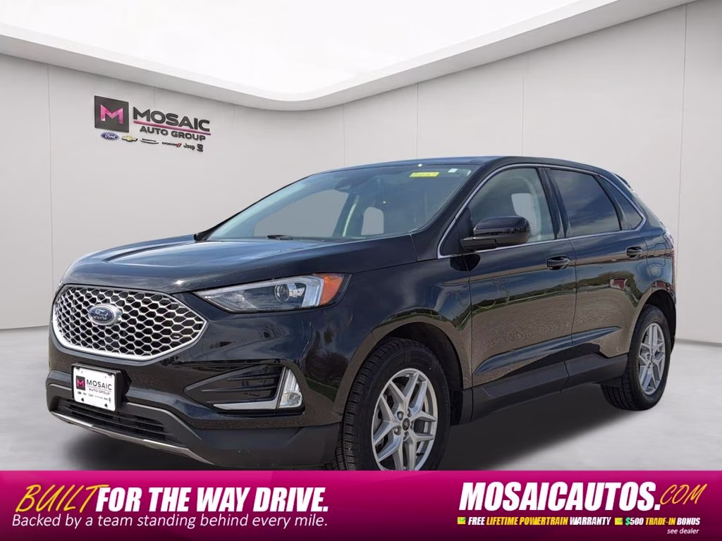 2024 Black Metallic Ford Edge SEL AWD SUV