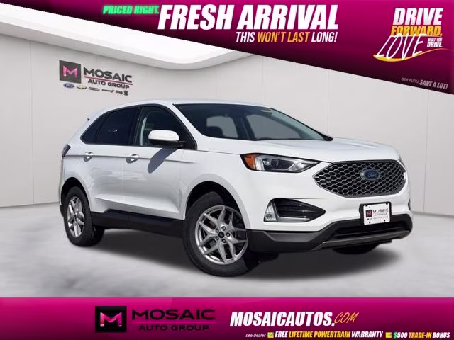 2023 Oxford White Ford Edge SEL AWD SUV