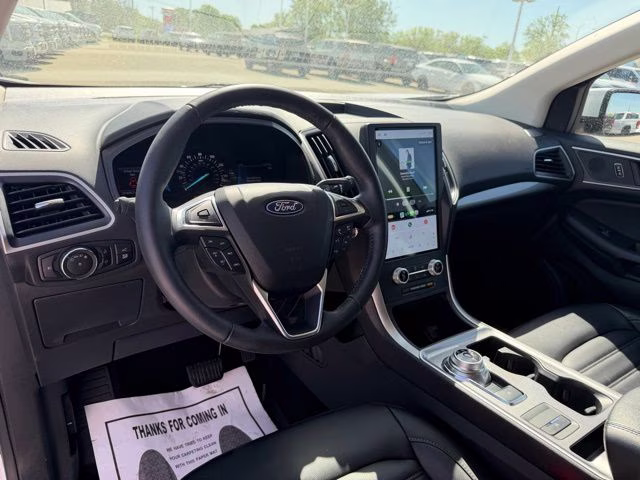 2023 Oxford White Ford Edge SEL AWD SUV