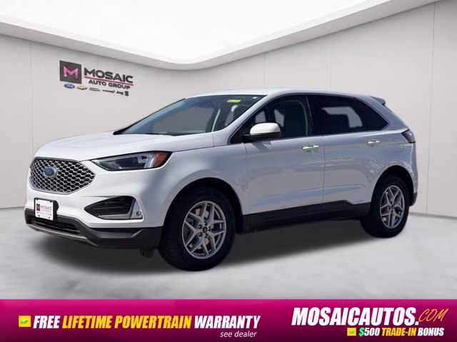 2023 Oxford White Ford Edge SEL AWD SUV