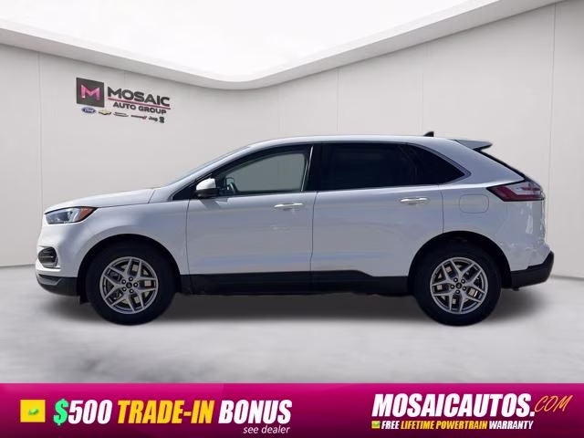 2023 Oxford White Ford Edge SEL AWD SUV