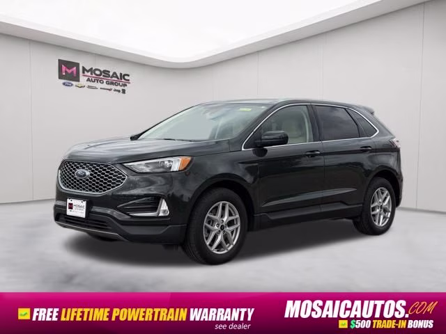 2023 Green Metallic Ford Edge SEL AWD SUV