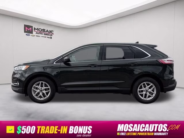 2023 Green Metallic Ford Edge SEL AWD SUV