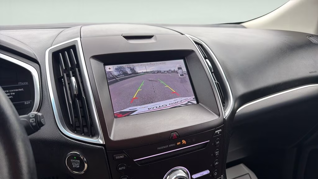 2019 Blue Metallic Ford Edge Titanium AWD SUV