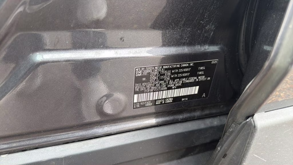 2025 Magnetic Gray Metallic Toyota RAV4 XLE AWD SUV