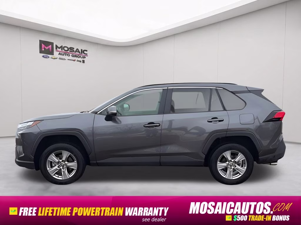 2025 Magnetic Gray Metallic Toyota RAV4 XLE AWD SUV