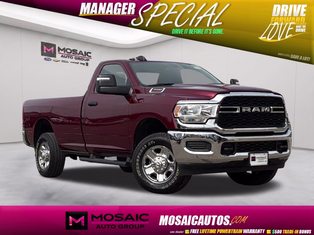 2024 Delmonico Red Pearlcoat Ram 3500 Tradesman 4X4 Truck