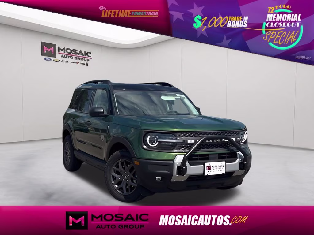 2025 Eruption Green Metallic Ford Bronco Sport Big Bend 4X4 SUV