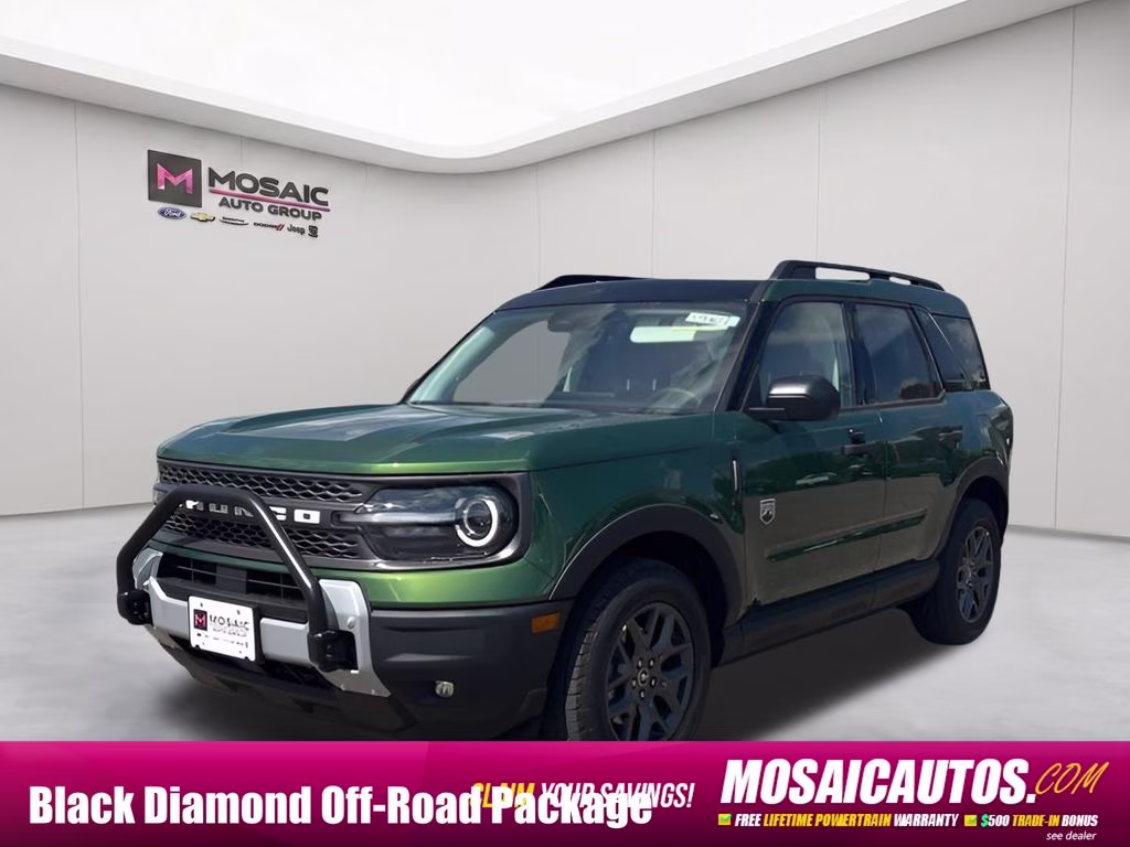 2025 Eruption Green Metallic Ford Bronco Sport Big Bend 4X4 SUV