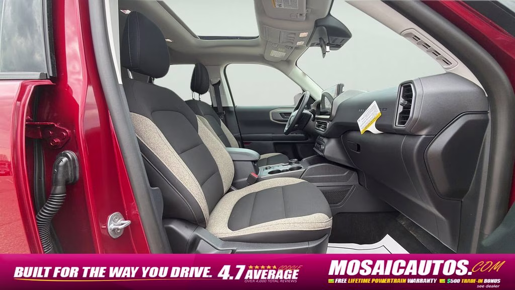 2025 Ruby Red Metallic Tinted Clearcoat Ford Bronco Sport Big Bend 4X4 SUV