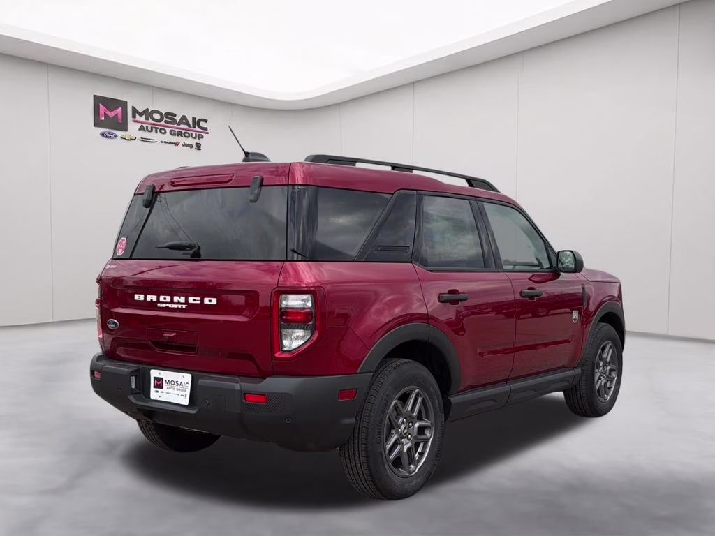 2025 Ruby Red Metallic Tinted Clearcoat Ford Bronco Sport Big Bend 4X4 SUV