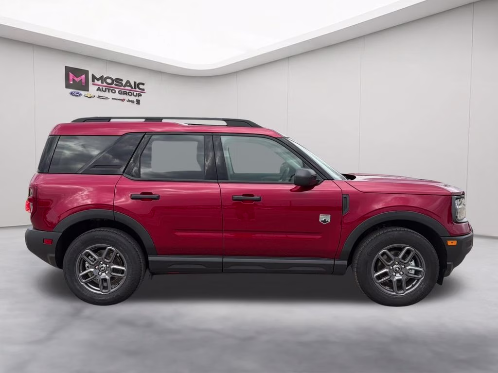 2025 Ruby Red Metallic Tinted Clearcoat Ford Bronco Sport Big Bend 4X4 SUV