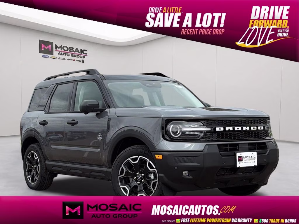 2026 Carbonized Gray Metallic Ford Bronco Sport Outer Banks 4X4 SUV