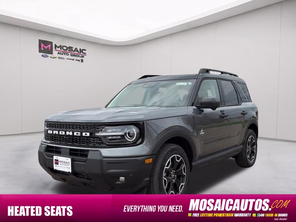 2026 Carbonized Gray Metallic Ford Bronco Sport Outer Banks 4X4 SUV