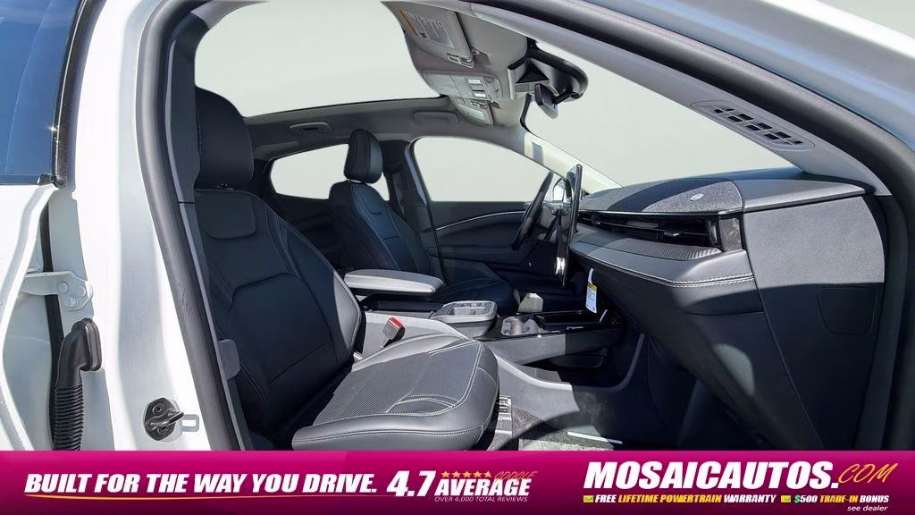 2026 Star White Metallic Tri-Coat Ford Mustang Mach-E Premium AWD SUV