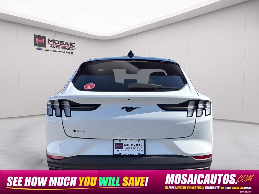 2026 Star White Metallic Tri-Coat Ford Mustang Mach-E Premium AWD SUV