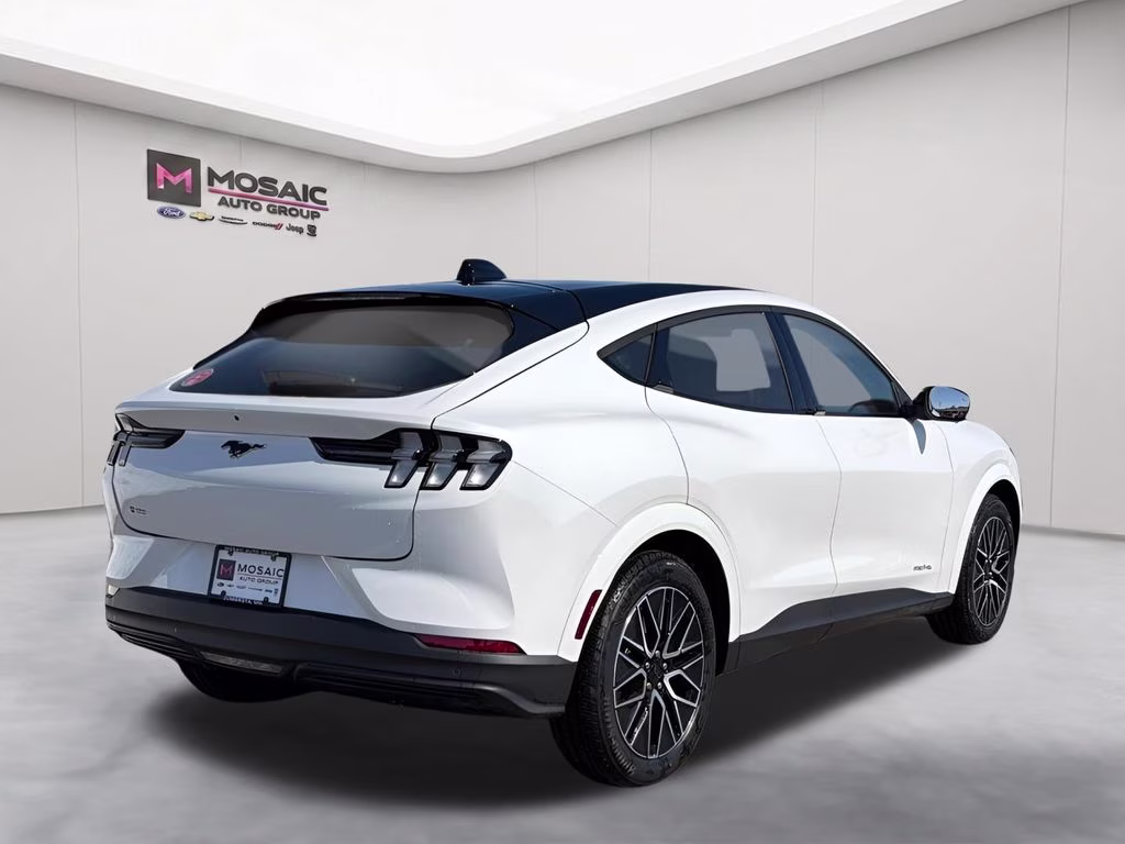 2026 Star White Metallic Tri-Coat Ford Mustang Mach-E Premium AWD SUV