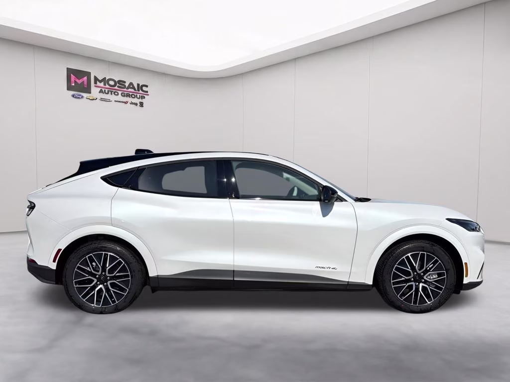 2026 Star White Metallic Tri-Coat Ford Mustang Mach-E Premium AWD SUV