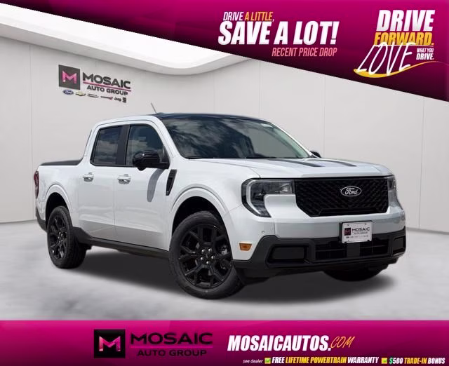 2026 Space White Metallic Ford Maverick Lariat AWD Truck