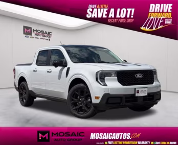 2026 Space White Metallic Ford Maverick Lariat AWD Truck